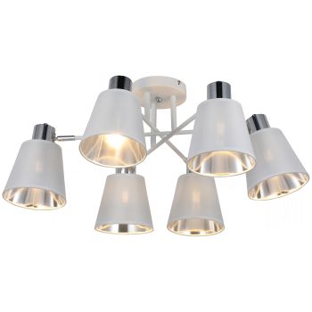 Люстра IL6116-6COU-79 WH CR Е27 60Вт S=36м2  *1