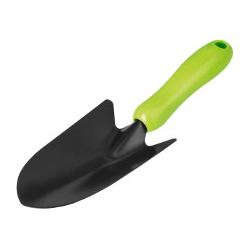 Совок посадочный L-265, широкий, антикор покр, пластик ручка (0231-1) ЦИ    *1/12/72