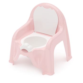 Горшок детский пластм. - "стульчик туалетный" Розовый М1528 (ЗПИ "Альтернатива") *1/6