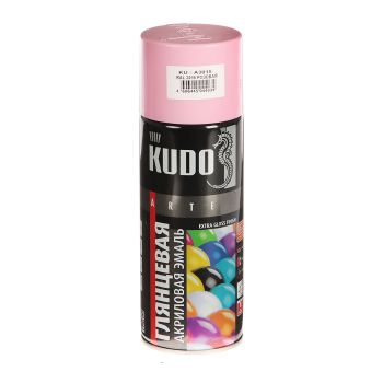 Эмаль-аэрозоль розовый 520/270 мл RAL 3015 KUDO *1/12