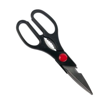 Ножницы кухонные 20см с орехоколом, открывалкой  и рыбочисткой AST-004-НЖ-002 "ASTELL" *1/100