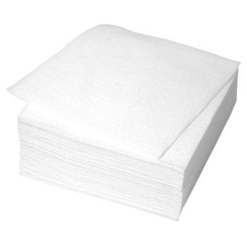 Салфетки бумажные 1сл 24*24см  45шт белые (арт.044) *60
