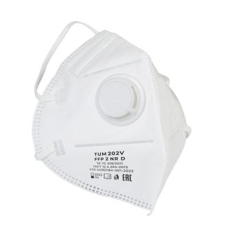 Респиратор складной с клапаном TUM 202 V TUM-SIZ *10/500