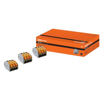 Клемма соединительная 3 конт. СК-413 2,5мм2 TDM SQ0527-0002   *10/100