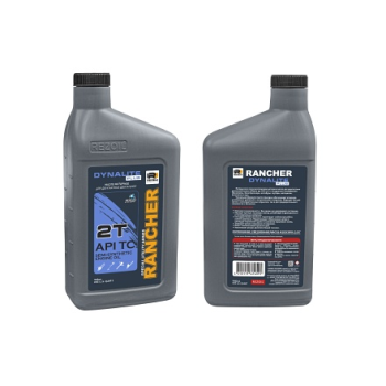 Масло д/2-х тактных двигателей 946мл полусинтетическое RANCHER DYNALITE PLUS 2T API TC REZOIL *1/12