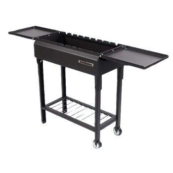 Мангал металл. Самжарыч Хоум Плюс М24, 270*610 (1210)мм, металл 3мм, без шампуров *1