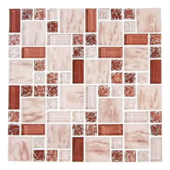 Мозаика SJGK 119 (300*300*8мм) Glass (11 шт/уп) 1 кв.м/кор *11
