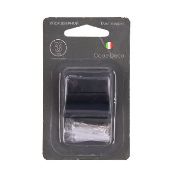 Упор дверной черный матовый DS-0020-BLM Code Deco *1/40