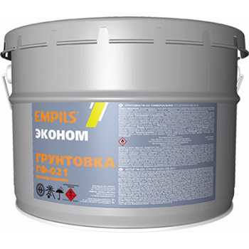 Грунтовка ГФ-021 красно-коричневая 20 кг эконом EMPILS *1/33