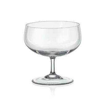 Набор бокалов стекло  "BOHEMIA" "Пион" 300мл 6шт д/сладк.шамп.- креманка 40976/300 "KRYSTALEX" *1/8