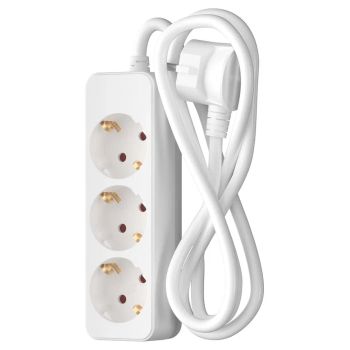 Удлинитель 3 розетки 2м с/з ПВС 3*1мм2 16А мощ.нагр 4000Вт 16-23Е Фотон 21116 *1/20