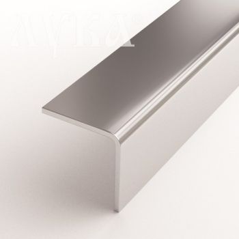 Профиль угловой 10х10, наружний, полир.нерж.сталь ПУ 10НСП.2700.001 Алюминий Лука *5