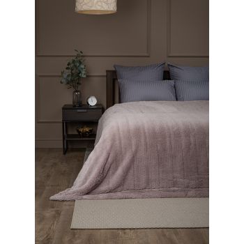 Плед 220*240см искусственный мех коричневый TF F072BR4 2224 ДВ Buenas Noches *1