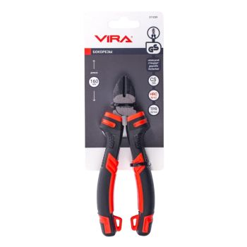 Кусачки бок. 160мм для проводов двухкомп.рукоятка арт.311039 VIRA *1/6