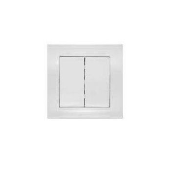 Выключатель "Бриллиант" СП 2кл. белый 10А IP20 UNIVersal 7947403 *10/100