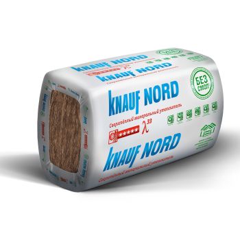 Теплоизоляция "ТеплоKNAUF NORD ПЛИТА TS 033 Aguastatik (100*600*1250 0,45м3/4,5м2 6плит ) *6/24