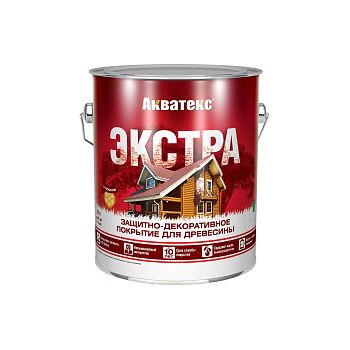 Защитно-декоративное покрытие для древесины алкидное бесцветный 2,7 л Акватекс-ЭКСТРА *1/4/144