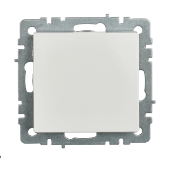 Механизм выключателя "BRITE" 1кл. белый IEK BR-V10-0-10-K01  *10
