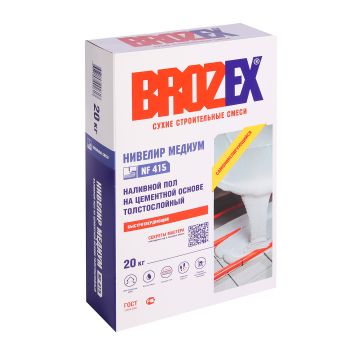 Ровнитель для пола NF-415 Нивелир Медиум 20кг BROZEX *1/56