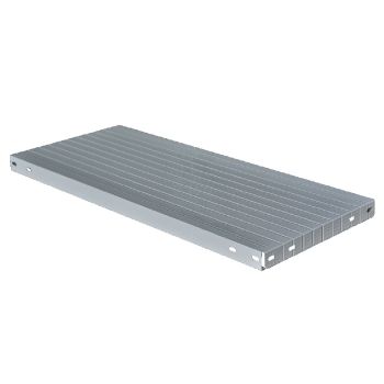Полка к стеллажу металл. "Steller"  1м х 0,5м, с комплектом крепежа, мах распр.нагр.100кг, Серый *1