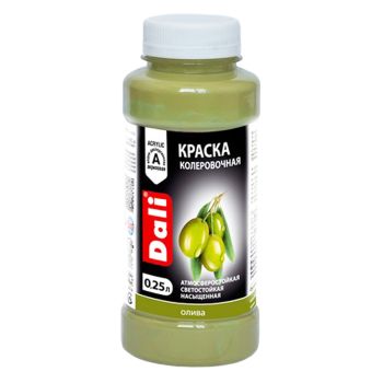 Колер краска олива 0,25 л ДАЛИ *1/12