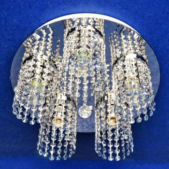 Люстра S0667/5  CH   5*60W Е27 с пультом  d.400 VERNER LIGHTING