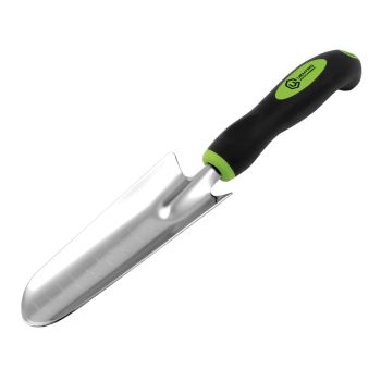 Совок посадочный L-315, узкий, нерж покр, двукомп пластик ручка, со шкалой (0456-2) ЦИ    *1/12/72