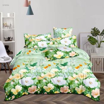 Постельное белье 1,5сп бязь Орхидея 3013, наволочки 70*70 - 2шт *1