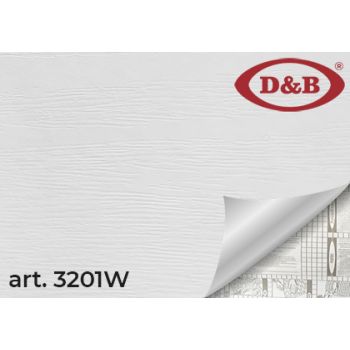Пленка самоклеящаяся 45см*8м  3201W белое дерево D&B (Китай)  *1/20