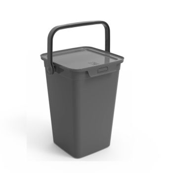 Контейнер д/хранения пластм. "Smart" 8,5л 315х235х220мм Серый арт.993("Полимербыт")*1/4