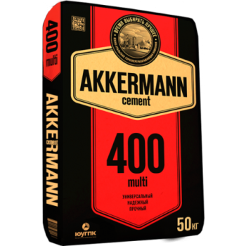 Цемент 50 кг ЦЕМII/А-И 32,5Н(ПЦ400) Стретч-Бег AKKERMANN *30 (аналог АЖ350)