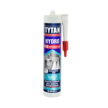 Жидкие гвозди для плитки/древес/пенополистирол 310мл прозрачный HydroFix .TYTAN 96184/10774 немороз.*1/12