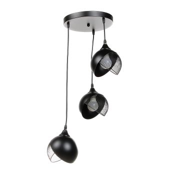 Люстра N6483/3H BK 3*40W E27 220V (d-360; h-800)  VERNER LIGHTING *1