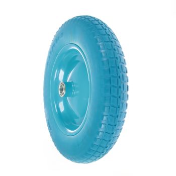 Колесо полиуретановое ступица d20/90мм D350мм PU 3.25/3.00х8 (к тачке БЕ781,БЗ279,ВР402) *1/5