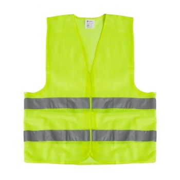 Жилет сигнальный TORSO, светоотражающий, салатовый, 2 класс, размер 2XL 3628605