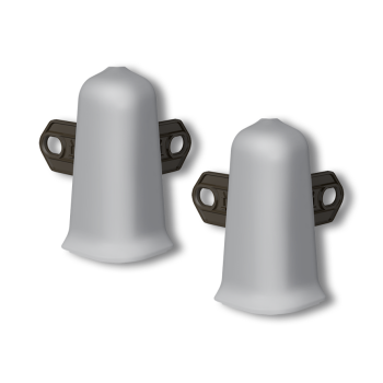 Внешний угол с держателем ИДЕАЛ ДЕКОНИКА,  002 Светло-серый 55ММ (уп.2шт)  *100