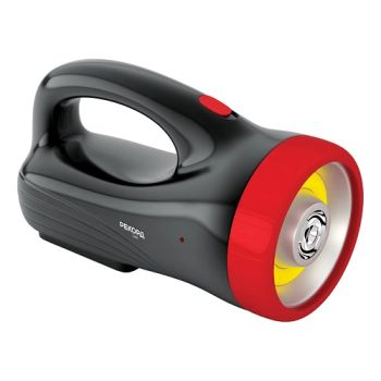 Фонарь прожектор Фотон аккумулятор черный Рекорд РB-3200 23206  *1/6/24