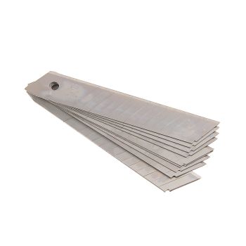 Лезвия сменные сегментированные 18мм (10шт) толщина 0,5мм сталь SK4 (3068110) "888"  *12/144