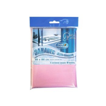 Штора  для ванной "V-line" п/э 180*180см (занавес) Микс 6671 *1/40