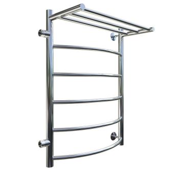 Полотенцесушитель лесенка Приоритет ПМ-боковое подкл. левый Ø1" Полка 50*80*50*2мм Тругор*1