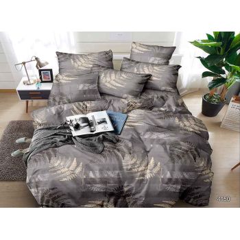 Постельное белье евро бамбук Орхидея 4150, наволочки 70*70см - 2шт *1/4