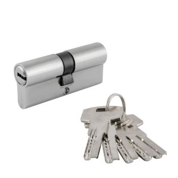 Механизм врезной ЛП-70(35/35) хром, ключ/ключ ECO Нора-М *1/10/100