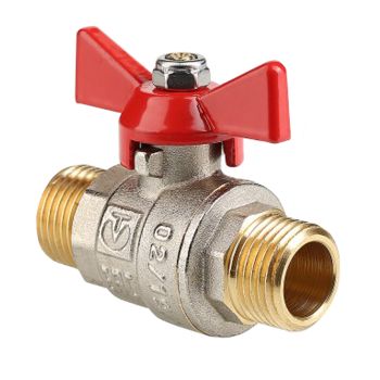 Кран шаровый 3/4" (Ø20) П/П бабочка VALTEC BASE 219 *1/12/144