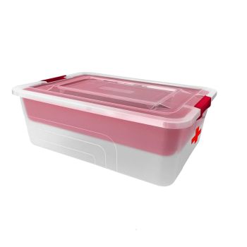 Контейнер для хранения пластм. "Аптечка"  5л с Вкладышем арт.PT121111999 "Plast Team" *1/7