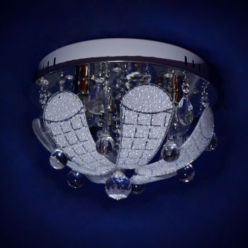 Люстра Y0799/3+3 CH Е14 3*40Вт +3*3Вт ( h=200; d=300)  VERNER LIGHTING *1