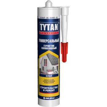 Герметик силиконовый универсальный белый 280мл "TYTAN"  71514/17899/53425  *1/12