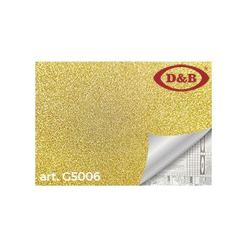 Пленка самоклеящаяся 45см*2м    голография 5006G золото D&B  (Китай)   *1/30