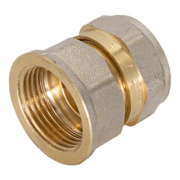 Муфта переходная 16х1/2"(Ø15) цанга/мама CTM CCF01612 (аналог ЗХ120) *10/200