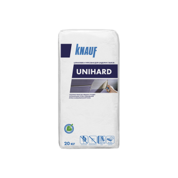 Шпаклевка гипсовая УНИХАРД 20 кг КНАУФ*60