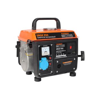 Генератор бензиновый 2Т  0,8кВт 2,0л.с 63см3 бак 4,2л руч.стартер Max Power SRGE 950 PATRIOT*1**